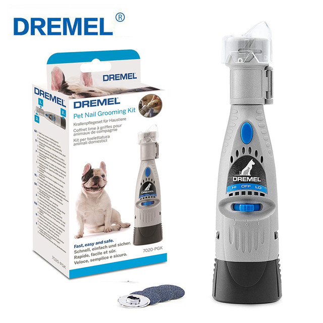 Dremel 7020-PGK Pet Nail Grinder for Dog and Cat Quiet Electric Dog Nail  File Care Set Safe Pet Nail Clippers Pet Supplies - AliExpress